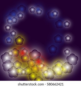 Glow Abstract Vectors Background