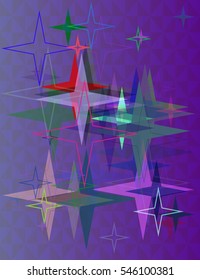 glow beside excellent poster, symbolic technology into stars