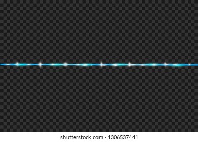 Glow blue line abstract design special effect element.