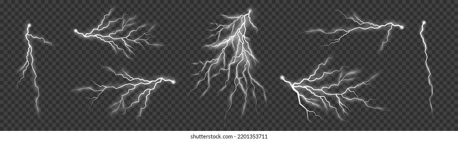 Glow blue sparkle explosion. Thunder storm realistic lightning. Sparks electrical and stars. Light effect and lighting. Symbol of natural strength or magic, abstract, electricity and explosion. Vector