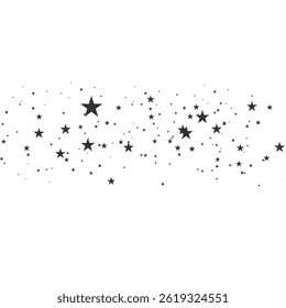 Éclat lumineux avec effet de pinceau étincelant sur le ciel noir étoile scintillement pictogramme plat Image vectorielle magique silhouette forme minimale art abstrait gribouillage éclat ligne éclat rétro explosion de luxe

