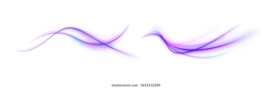 Glow of dynamic blue wave with neon speed line and flowing wind twist background light energy blur spark sparkle motorway power spray internet blur effect bright abstract


