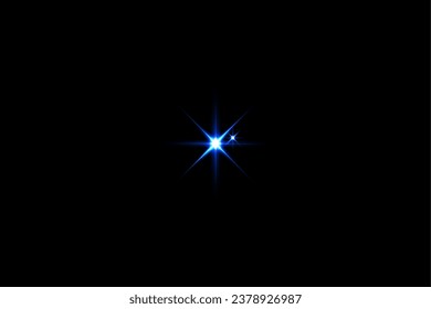 	
Glow effect. Blue glowing particles, stars. Vector illustration.	