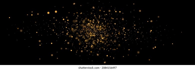 Glow effect. Vector illustration. Christmas dust. Falling snow. Praznik.	