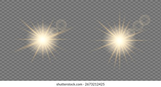 Explosión del resplandor en el icono transparente del fondo 2