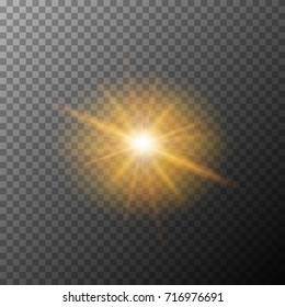 Glühbirne auf transparentem Hintergrund