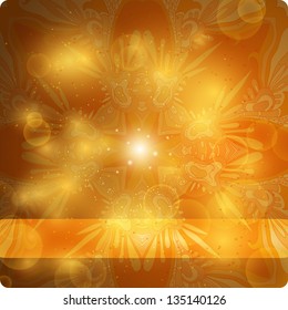 glow floral background