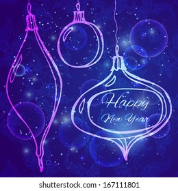 glow holiday background