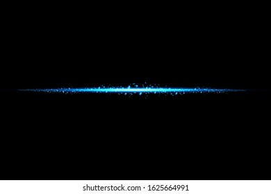 Glow isolated blue transparent effect, lens flare, explosion, glitter, line, sun flash, spark and stars. For illustration template art design, banner for Christmas celebrate, magic flash energy ray
