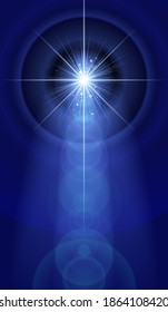 Glow isolated blue transparent light effect set, lens flare, explosion, glitter, line, sun flash, spark and stars. Vector data.