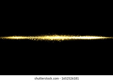 Glow isolated golden transparent effect, lens flare, explosion, glitter, line, sun flash, spark and stars. For illustration template art design, banner for Christmas celebrate, magic flash energy ray