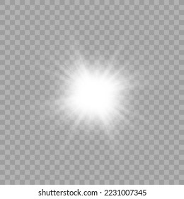 	
Glow isolated light effect set, lens flare, explosion, glitter, line, sun flash and stars. Abstract special effect element design. Shine ray with lightning	
