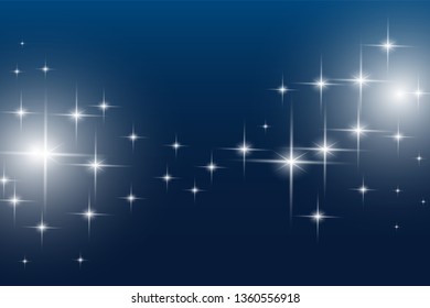 Glow isolated white light effect, lens flare, explosion, glitter, line, sun flash, spark and stars. Abstract special effect element design.