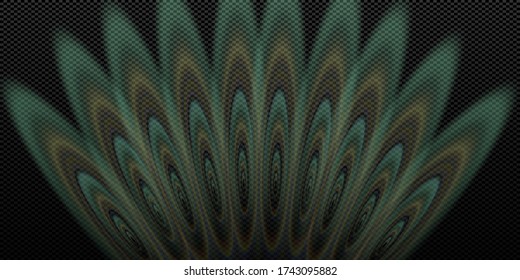 Glow isolated white light effect, lens flare, explosion, glitter, line, sun flash, spark and stars. Abstract special effect element design.Illustration with color peacock feather.