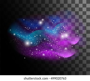 Glow isolated white transparent effect, lens flare, explosion, glitter, line, sun flash, spark and stars. For illustration template art design, banner for Christmas celebrate, magic flash energy ray
