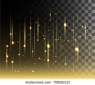 Glow isolated white transparent effect, lens flare, explosion, glitter, line, sun flash, spark and stars. For illustration template art design, banner for Christmas celebrate, magic flash energy ray.