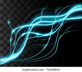 Glow isolated white transparent effect, lens flare, explosion, glitter, line, sun flash, spark and stars. For illustration template art design, banner for Christmas celebrate, magic flash energy ray.