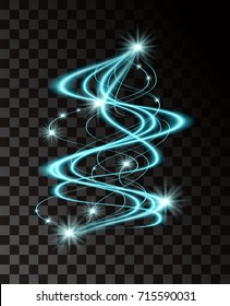 Glow isolated white transparent effect, lens flare, explosion, glitter, line, sun flash, spark and stars. For illustration template art design, banner for Christmas celebrate, magic flash energy ray.
