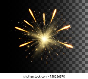 Glow isolated white transparent effect, lens flare, explosion, glitter, line, sun flash, spark and stars. For illustration template art design, banner for Christmas celebrate, magic flash energy ray.