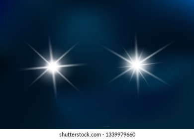 Glow isolated white transparent light effect set, lens flare, explosion, glitter, line, sun flash, spark and stars. Abstract special effect element design.