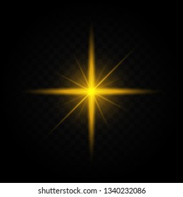 Glow isolated white transparent light effect set, lens flare, explosion, glitter, line, sun flash, spark and stars. Abstract special effect element design.