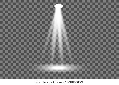 Glow isolated white transparent light effect set, lens flare, explosion, glitter, line, sun flash, spark and stars.
