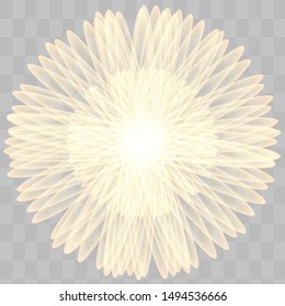 Glow isolated white transparent light effect set, lens flare, explosion, glitter, line, sun flash, spark and stars. Abstract special effect element design.
