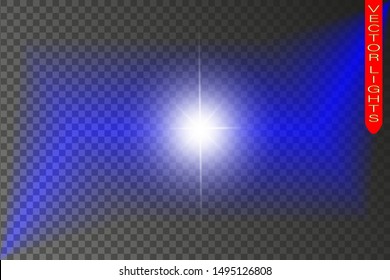 Glow isolated white transparent light effect set, glare, explosion, sparkle, line, sun flare, spark and stars. Abstract design effect element.