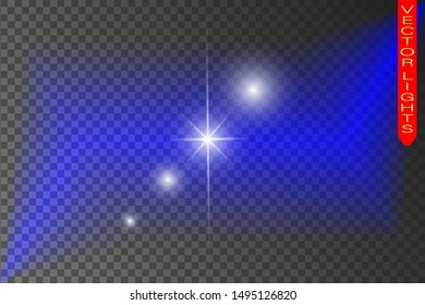 Glow isolated white transparent light effect set, glare, explosion, sparkle, line, sun flare, spark and stars. Abstract design effect element.