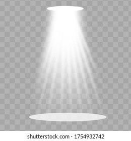 Efecto luminoso transparente blanco aislado y brillante. Resumen de diseño de elementos de efecto especial.
