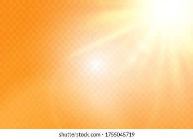 Glow isolated white transparent light effect set, lens flare, explosion, glitter, line, sun flash, spark and stars. Abstract special effect element design. Shine ray with lightning, sparkling round