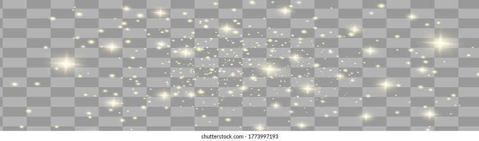 Glow isolated yellow light effect, lens flare.