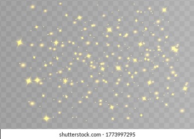 Glow isolated yellow light effect, lens flare.