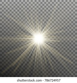 Glow light burst effect on transparent background. And also includes EPS 10 vector