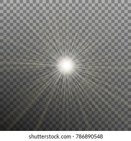 Glow light burst effect on transparent background. And also includes EPS 10 vector