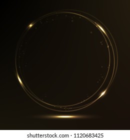 Glow light effect background, Neon sign with glowing and light. Electric bright. Vector Illustration