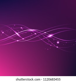 Glow light effect background, Neon sign with glowing and light. Electric bright. Vector Illustration