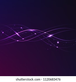 Glow light effect background, Neon sign with glowing and light. Electric bright. Vector Illustration