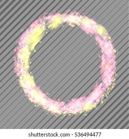 Glow light effect isolated on transparent background for New year decoration . Christmas flash . Vector