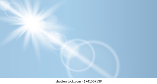 Efecto de luz brillante, destello de lente, explosión, brillo, línea, destello solar, chispa y estrellas. Resumen de diseño de elementos de efecto especial.
