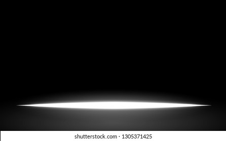 Glow light effect on black background