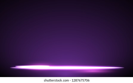 Glow light effect on dark purple background.