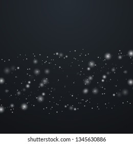 Glow light effect. Sparkle dust. Christmas flash. Vector illustration.