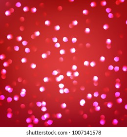 Glow light effect. Star burst with sparkles. Glitter defocused vector background. Abstract particles backdrop.