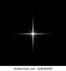Glow light effect. Star burst with sparkles.Sun.