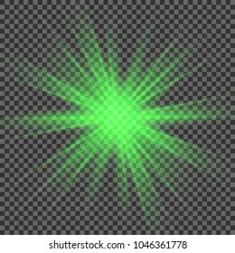 Glow light effect. Star burst with sparkles.Sun.