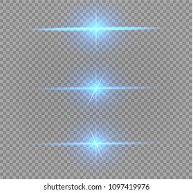 Glow light effect. Star burst with sparkles. Vector illustration