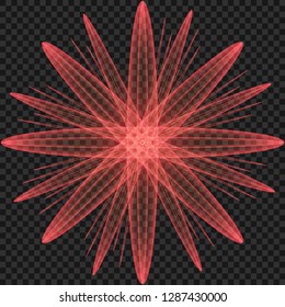 Glow light effect. Star burst with sparkles.Sun.