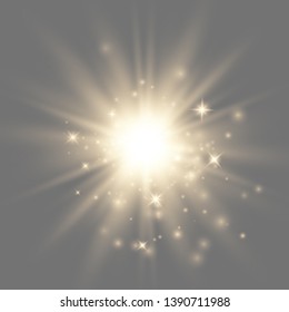 
Glow light effect. Star burst with sparkles. dust effect. Vector illustrator eps10.