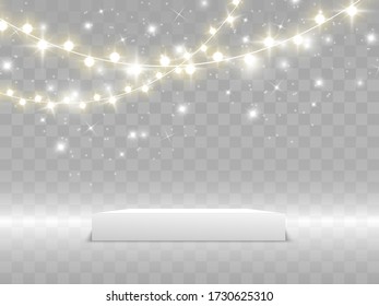 Glow light effect. Star burst with sparkles.Sun. Vector illustration